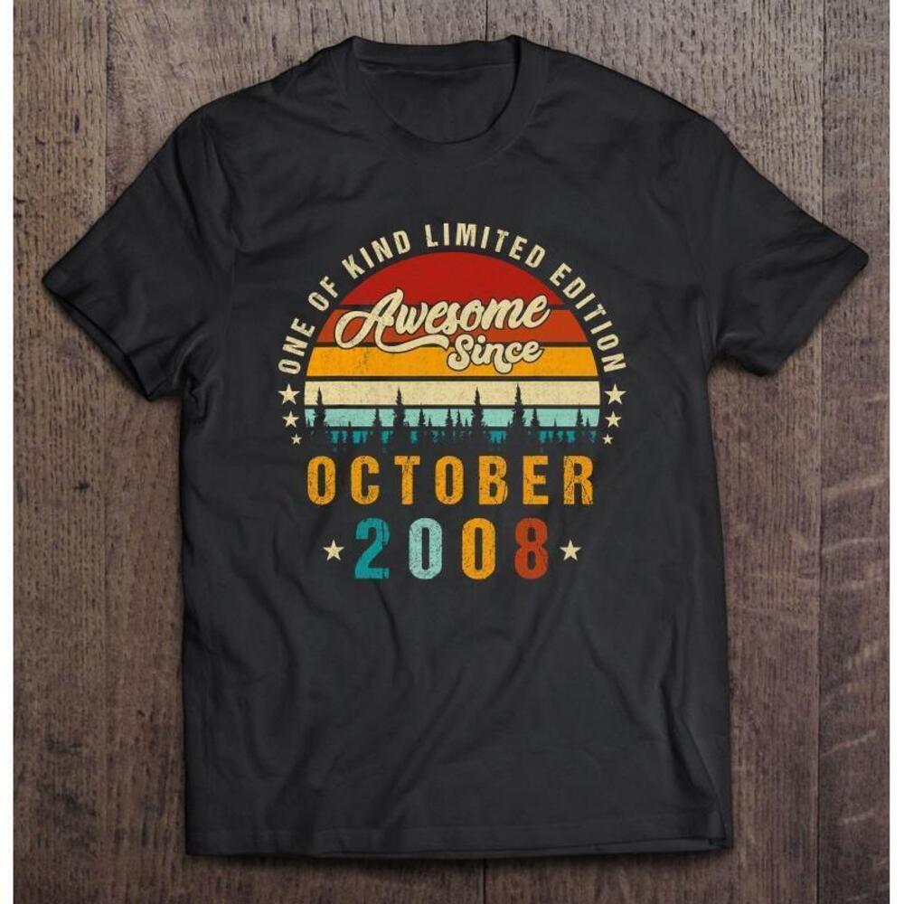 2008 Awesome Since October 2008 Limited Edition T Shirt